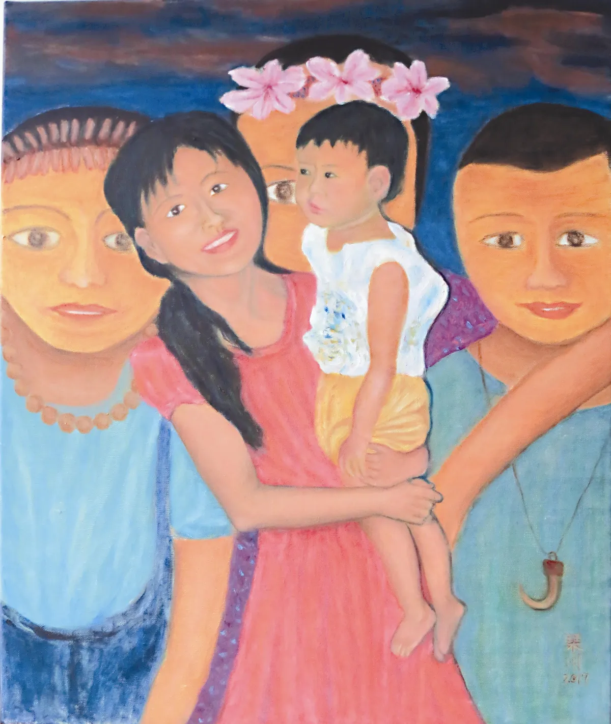 詩 少婦與小孩