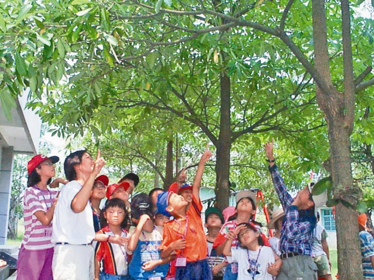 學生照顧植物 校園更綠了