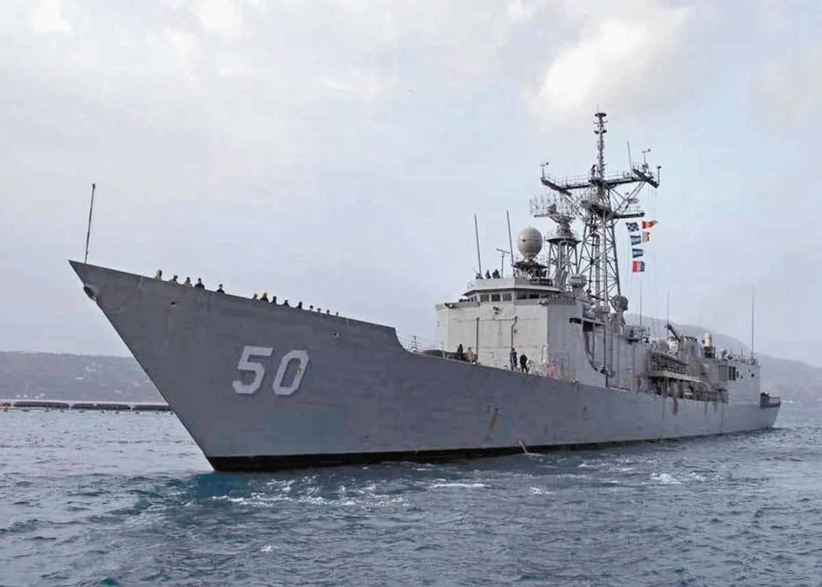 美2艘派里級艦 移交我海軍