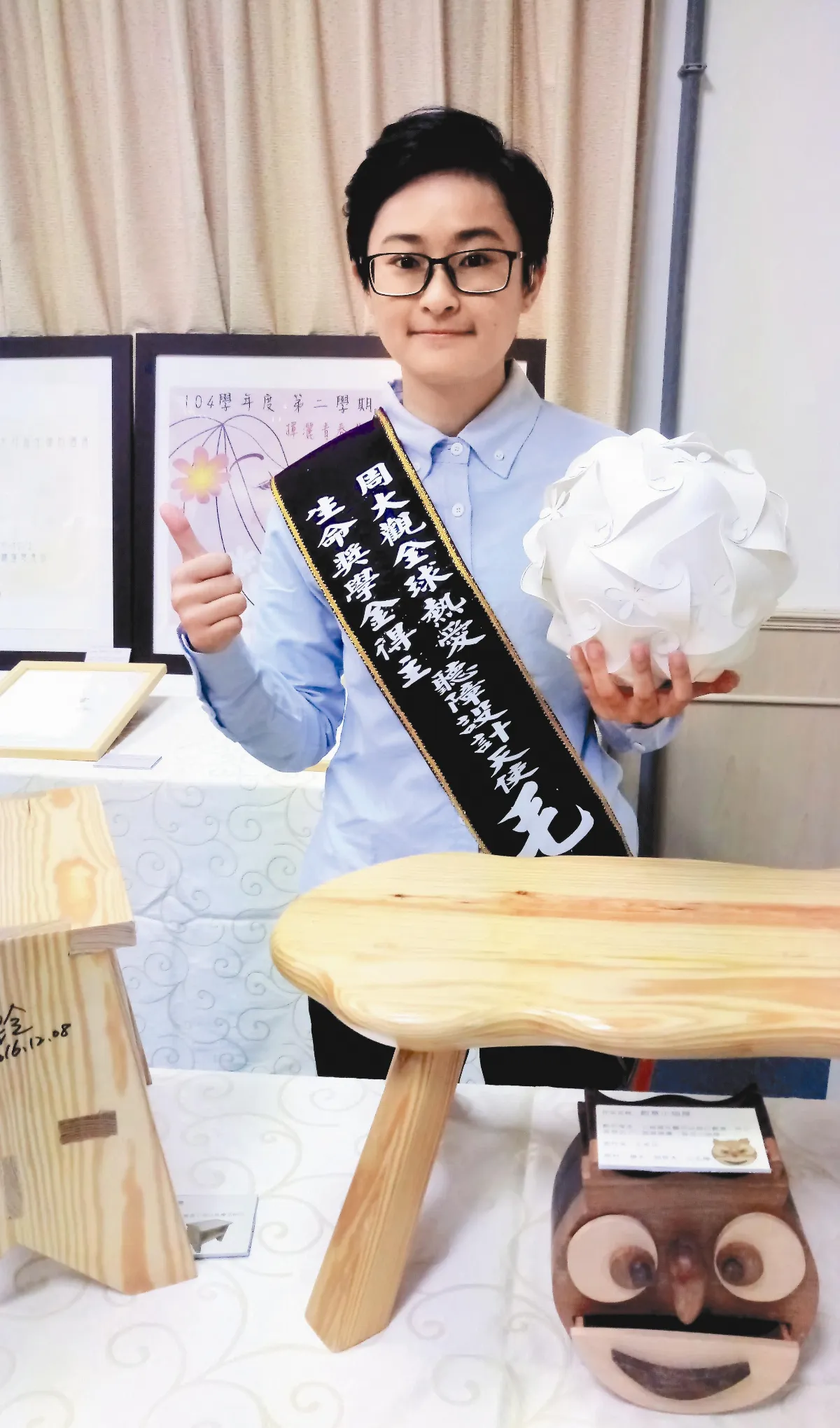 走出聽障 毛秀玲熱愛生命獲獎