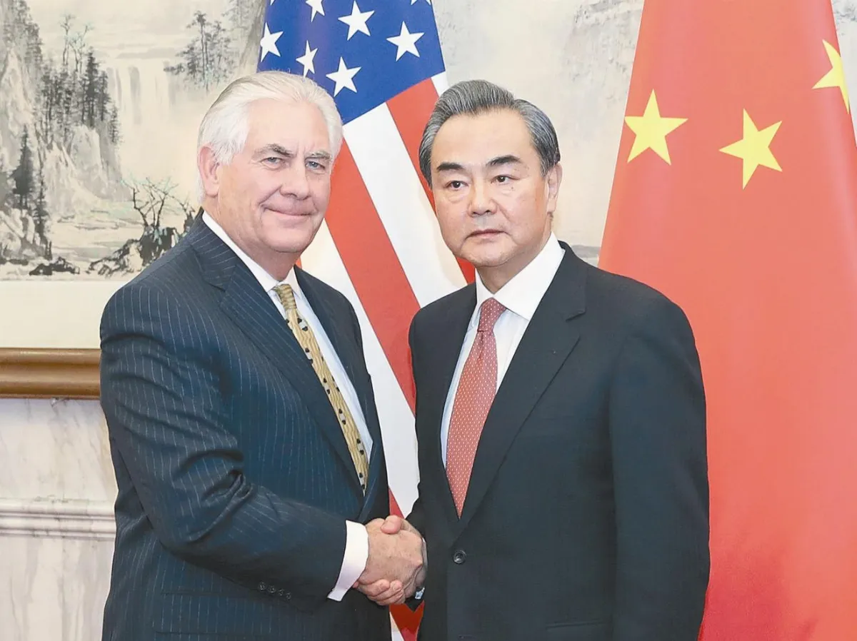 北京：與美務實談台灣問題 提勒森會王毅：北韓緊張已達危險級