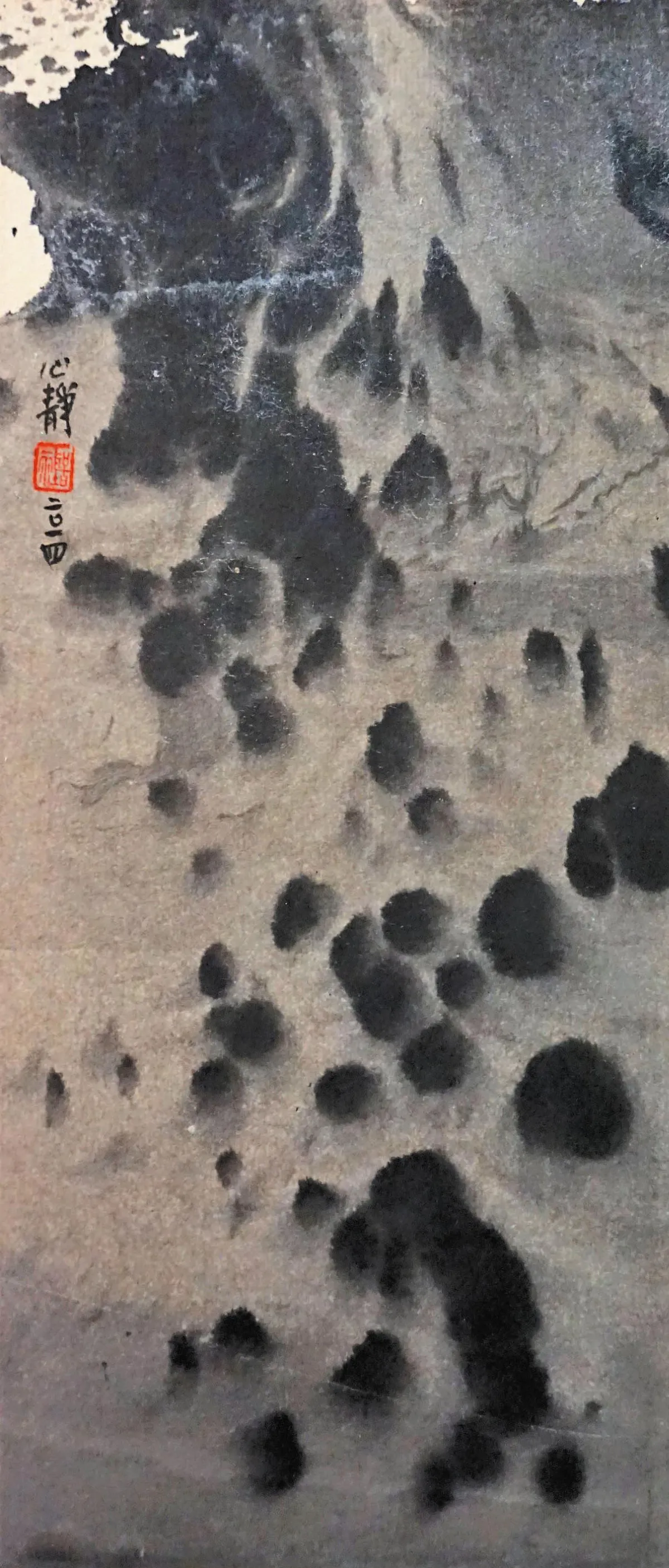 夜懸明鏡青天上 單色畫之美