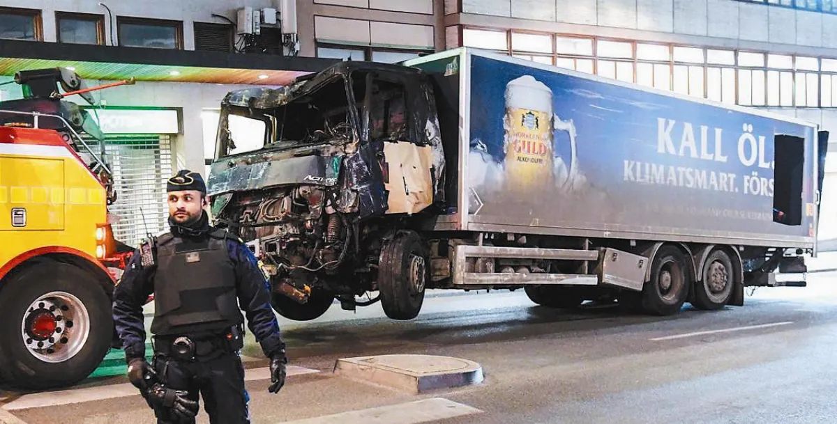 瑞典貨車恐攻4死 支持IS嫌犯落網