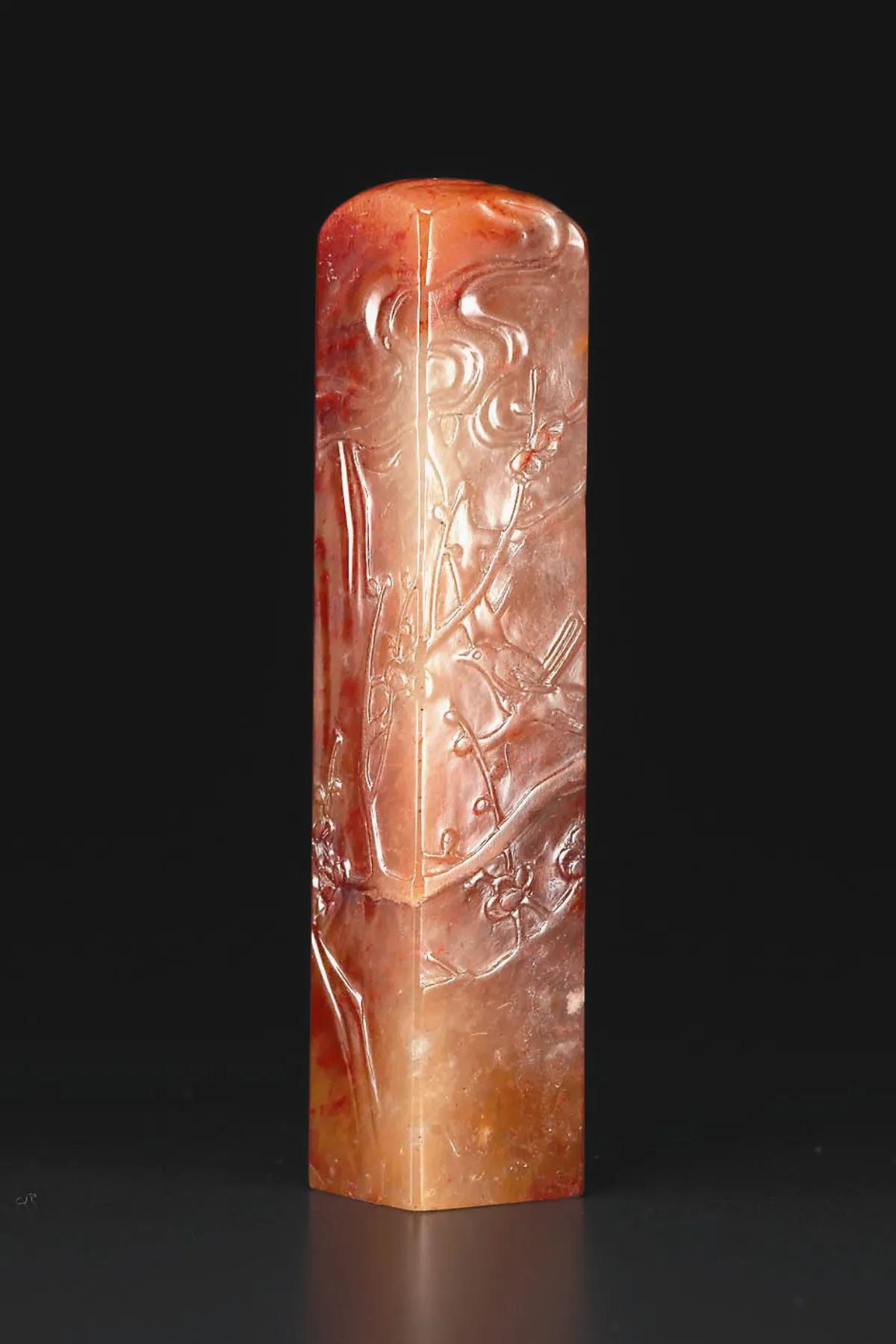 【清卿薄意】喜上眉梢薄意方章