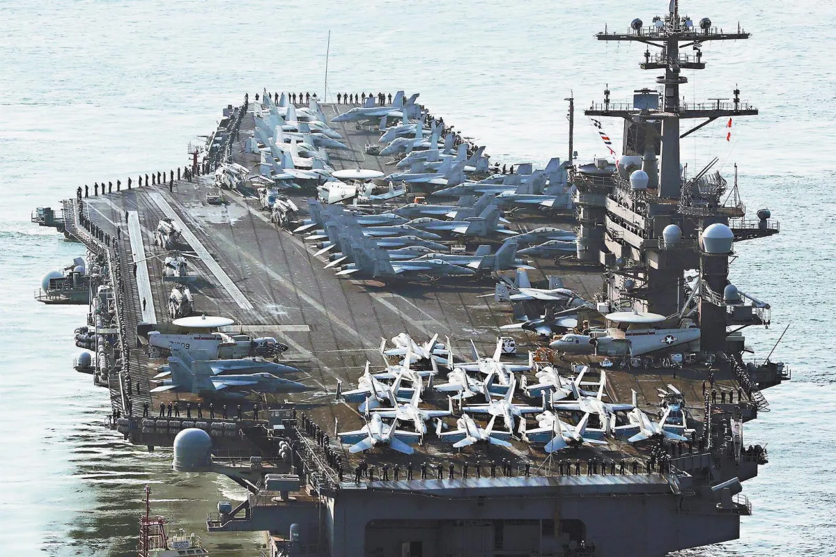 美3艘核航母近朝鮮半島 潘斯：美對北韓忍耐時代已結束
