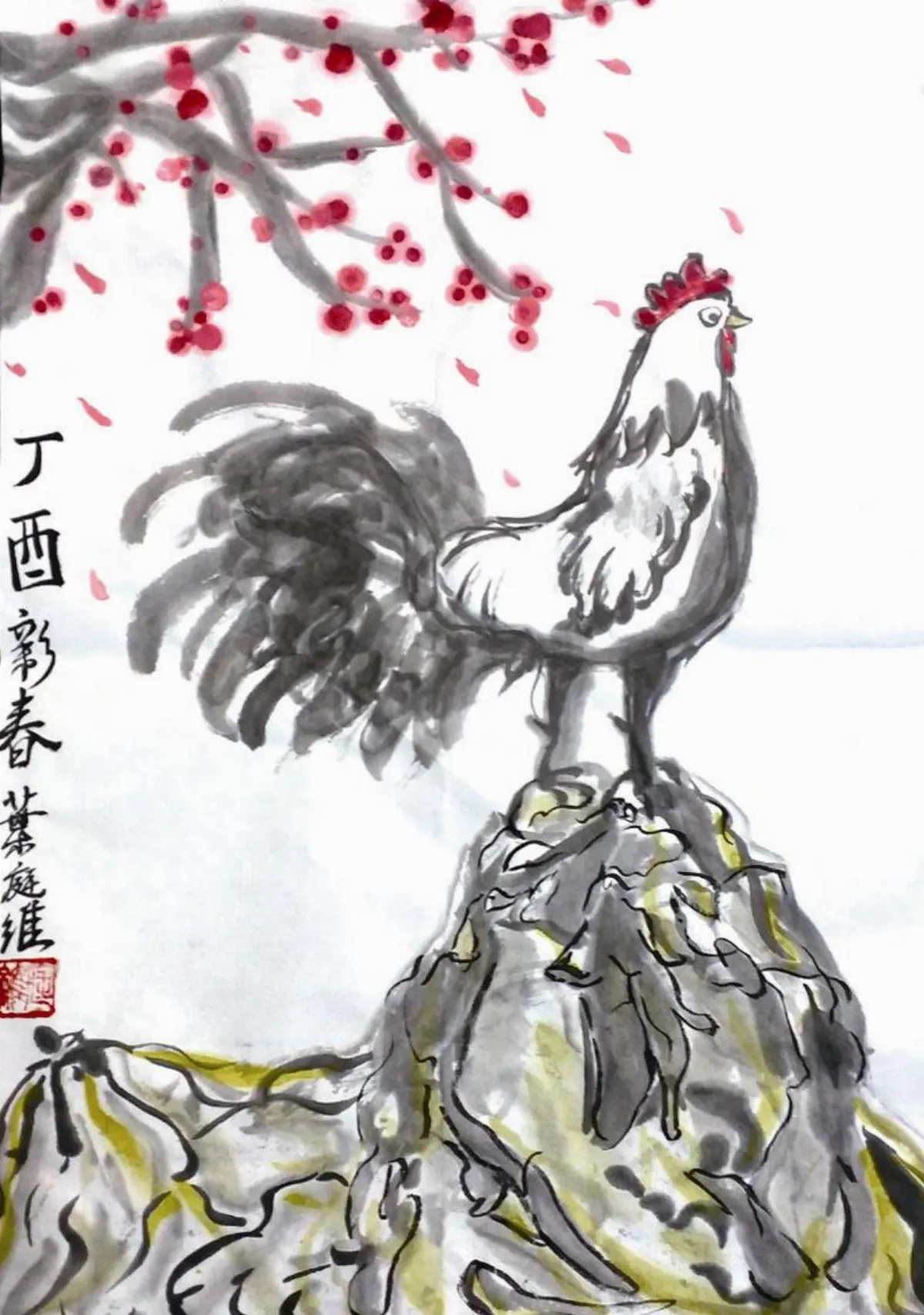 快樂塗鴉簿  雞鳴春曉