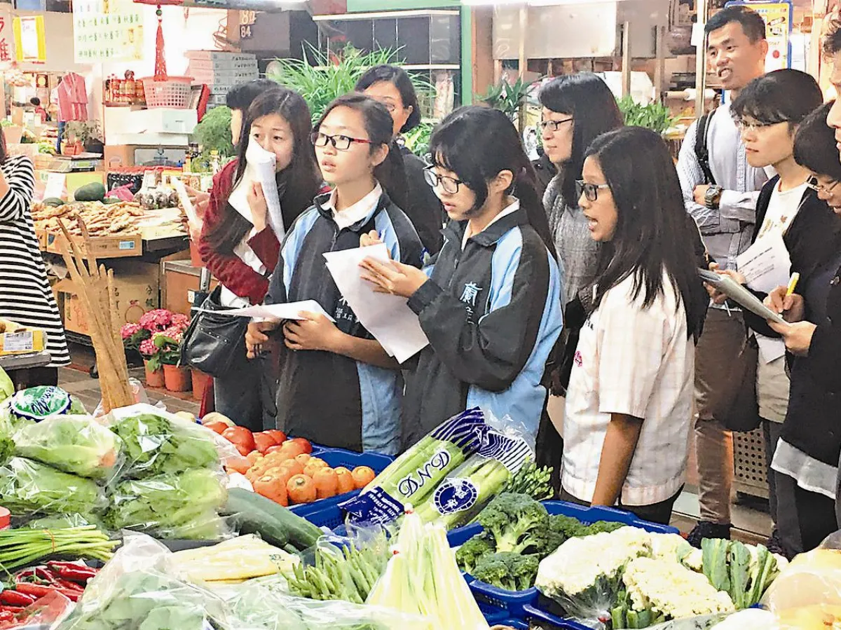 跨域學習 在菜市場上課