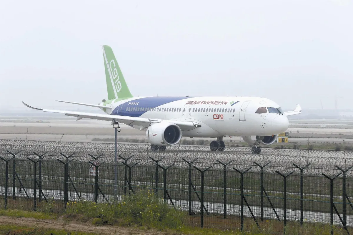 陸製大型客機 C919周五首飛