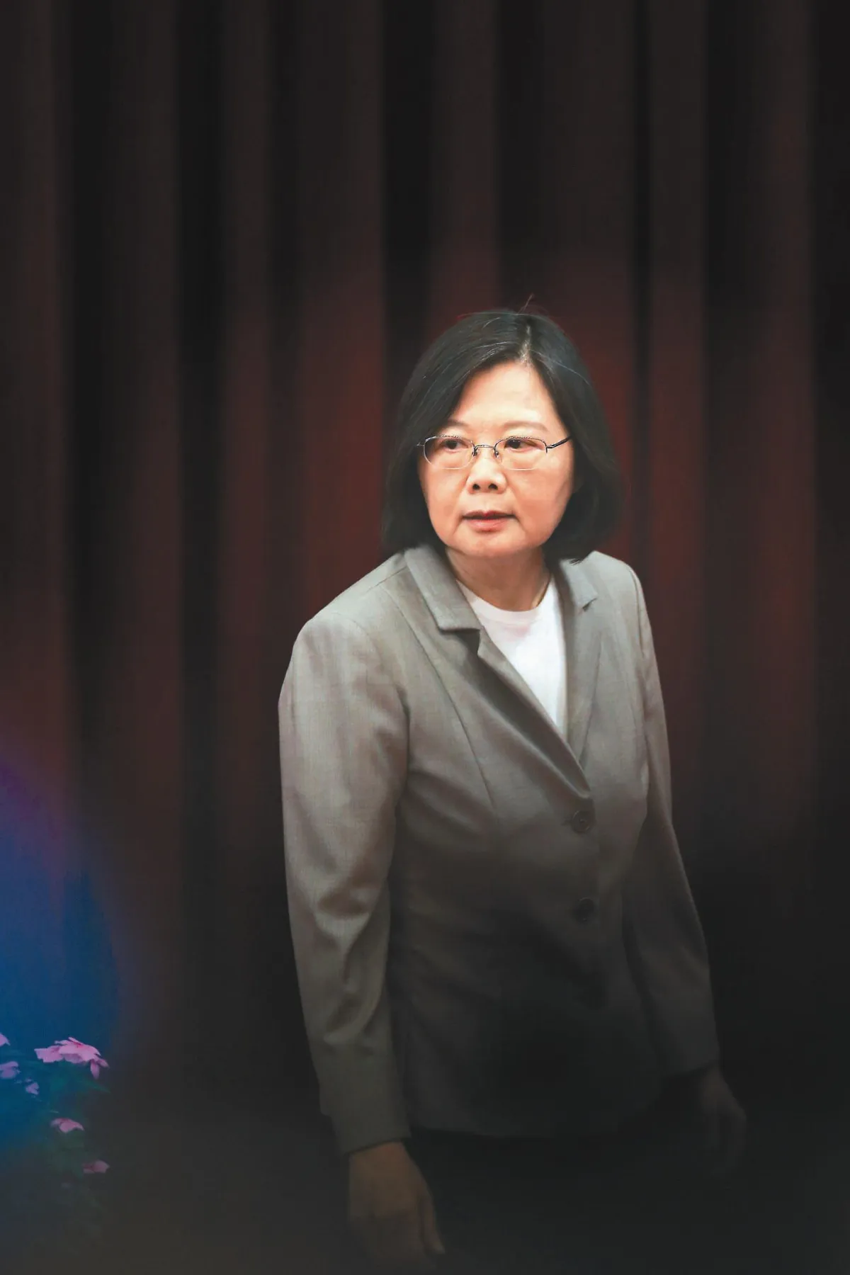 蔡：我不是為民調做事