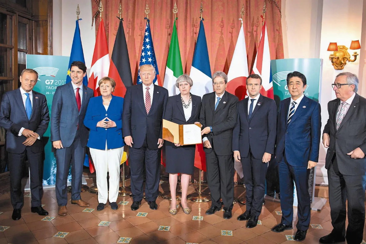 川普作梗 巴黎氣候協定懸而未決  G7峰會 籲遏止網路散布極端主義