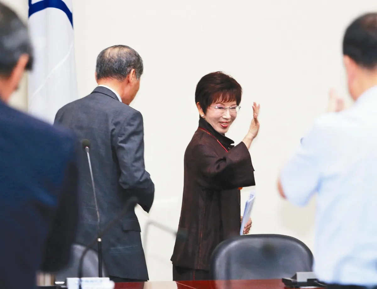 月底辭黨主席 柱姐揮別中常會