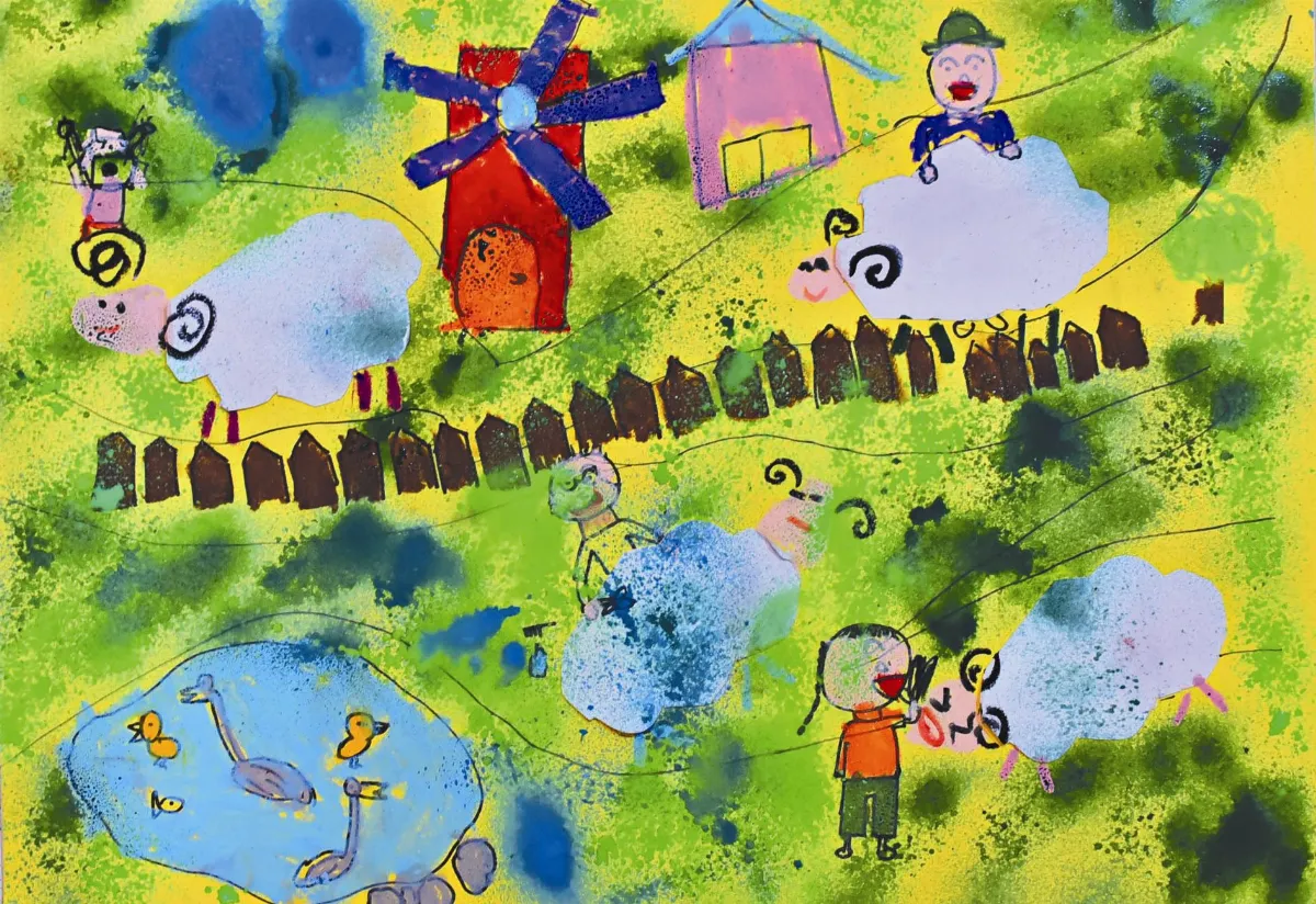 快樂塗鴉簿 清境綿羊趣