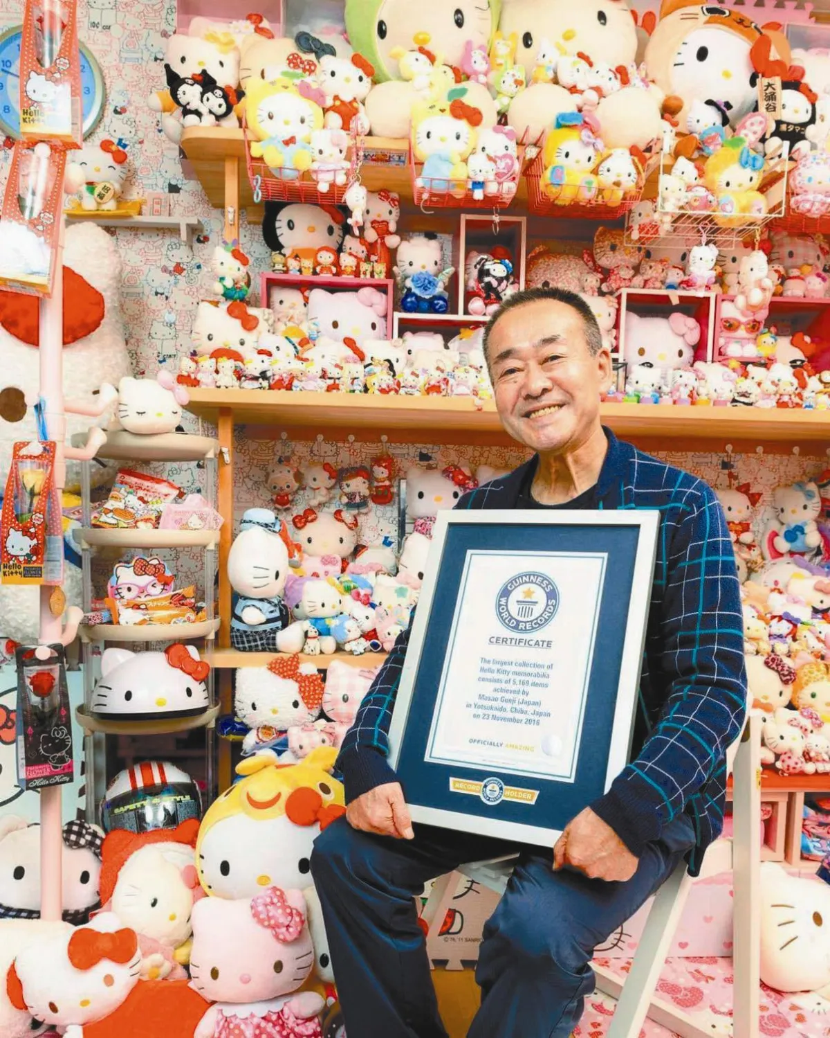 凱蒂貓好紓壓 大叔收藏上萬件