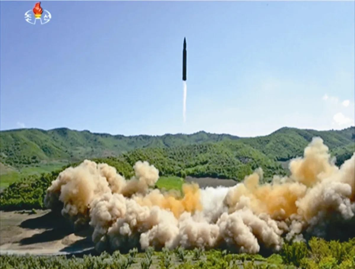 北韓洲際彈道飛彈 試射成功