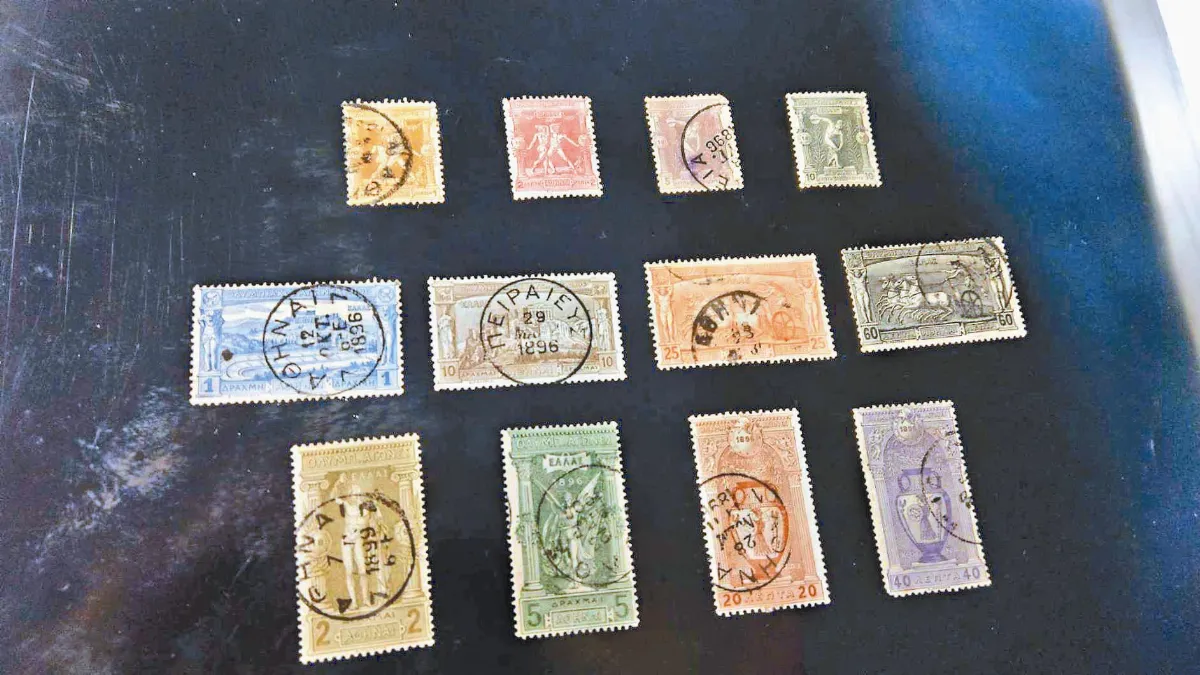 這套郵票 120年前救了雅典奧運