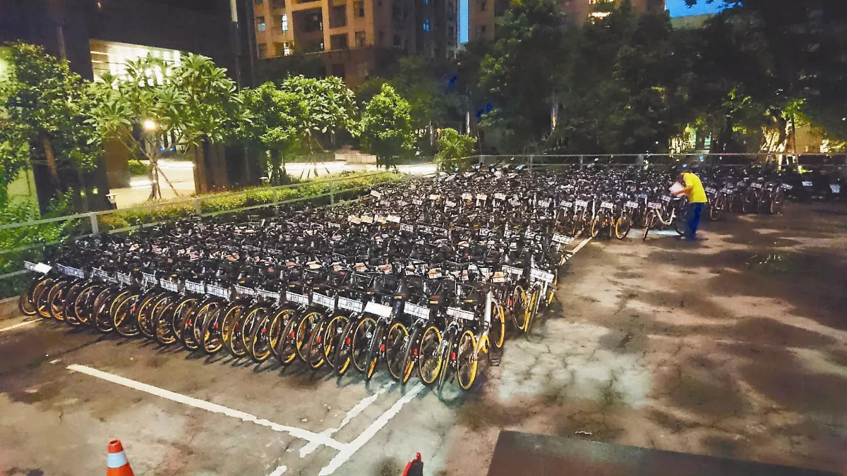 oBike亂停 新北鐵腕拖吊
