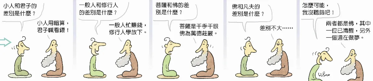 參禪參纏 的確有差別
