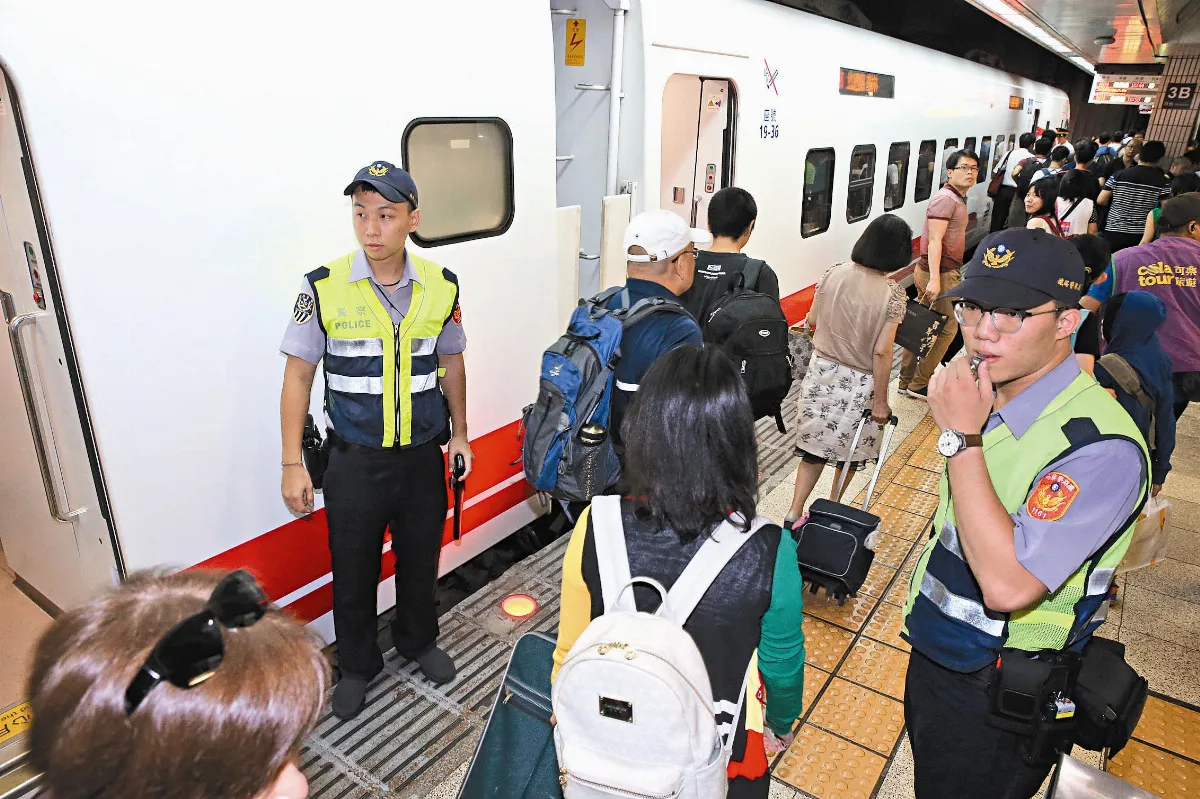 鐵路捷運維安升級 見警率增