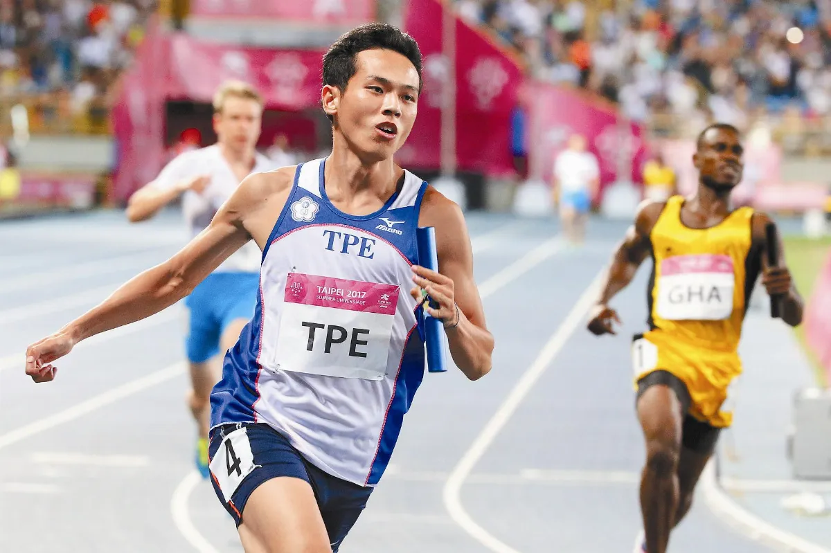 田徑  400公尺接力 中華得銅