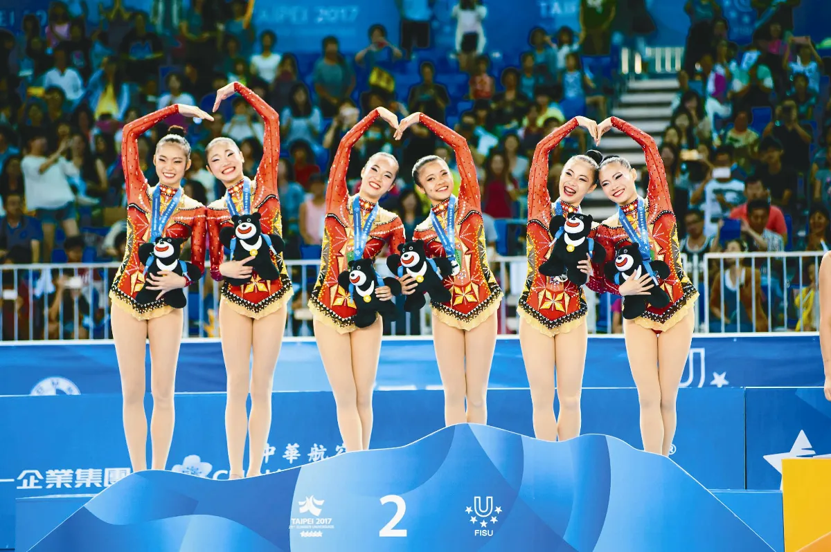 韻律體操 擊退日本、烏克蘭 團體摘銀