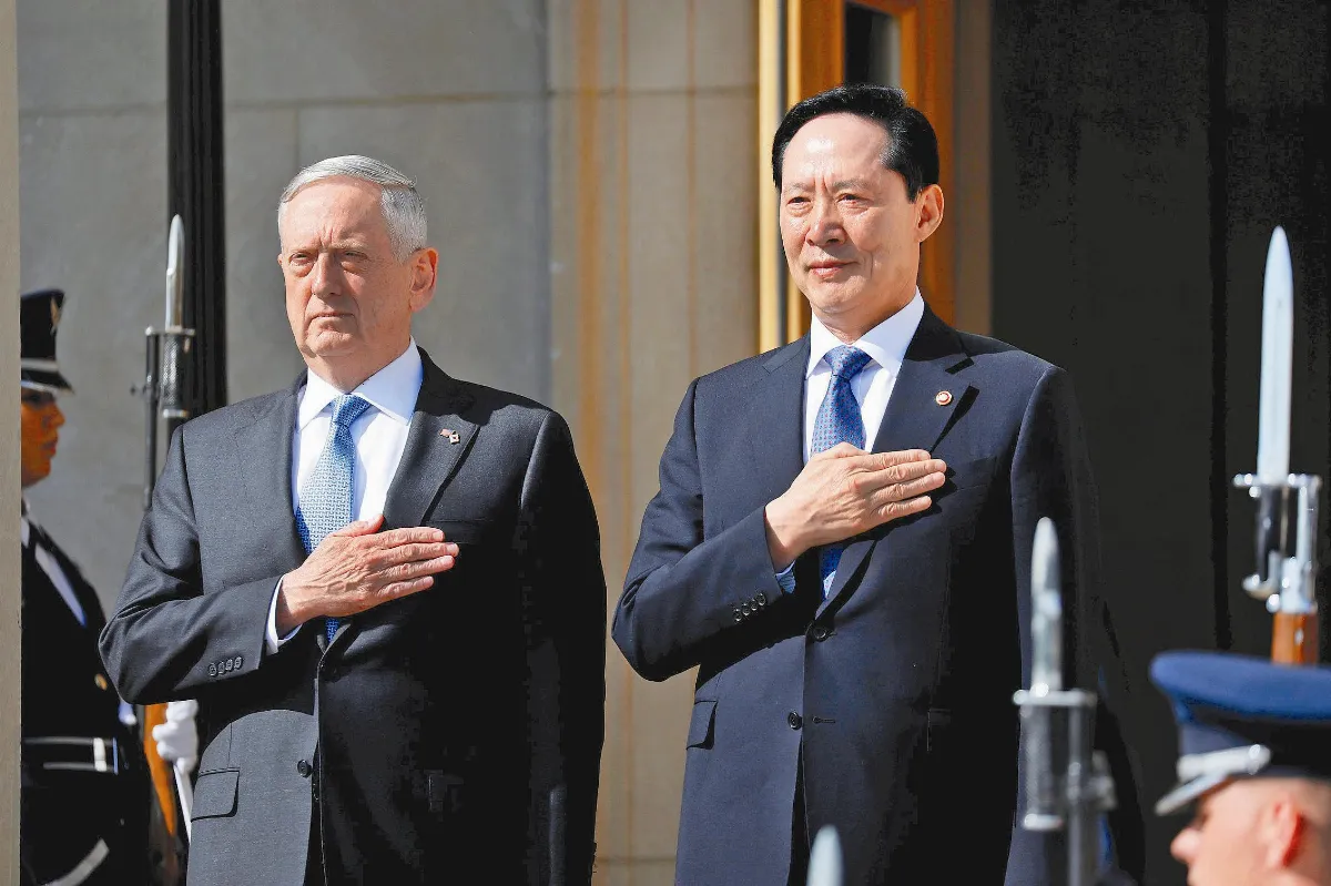 美韓防長會晤 討論部署核武潛艇