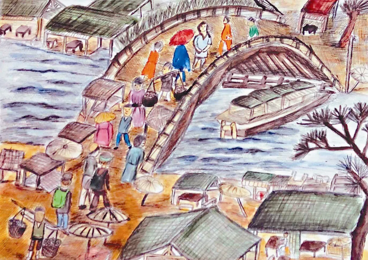 快樂塗鴉簿 仿清明上河圖