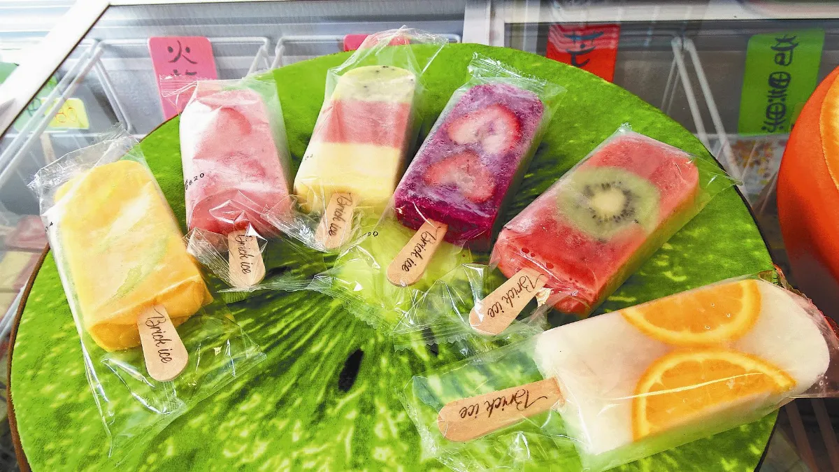 眼球經濟 水果冰棒爆紅