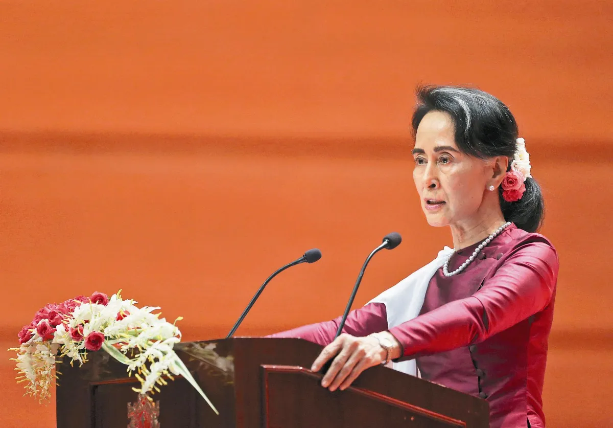 不怕國際檢視 願協助難民回家 洛興雅危機 翁山蘇姬首發言