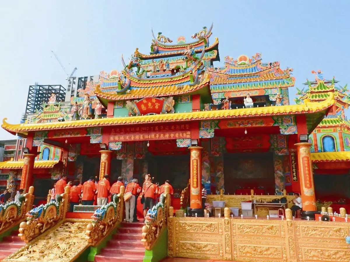 板橋慈惠宮造行宮 迎湄洲媽祖
