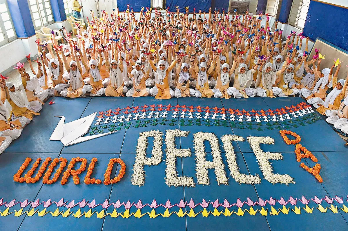 紀念國際和平日 關懷兒童難民