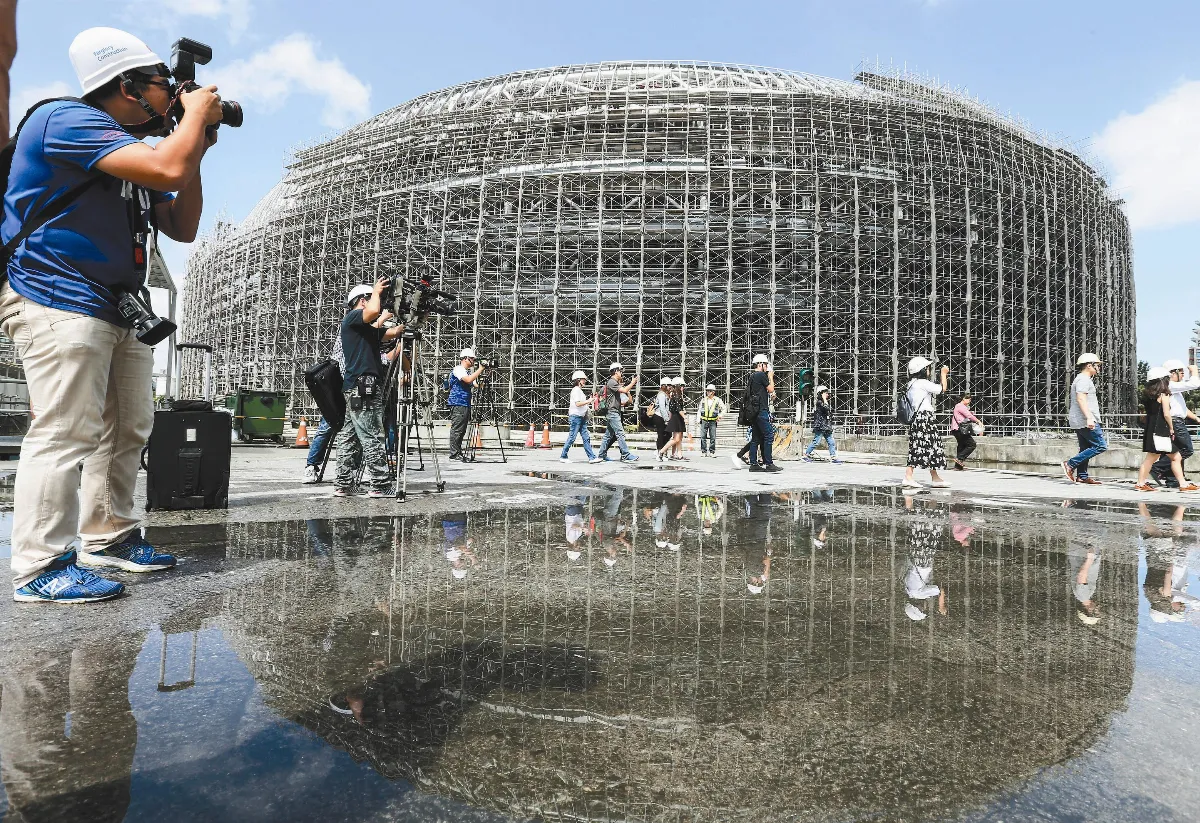 終於像顆蛋 大巨蛋11月封頂