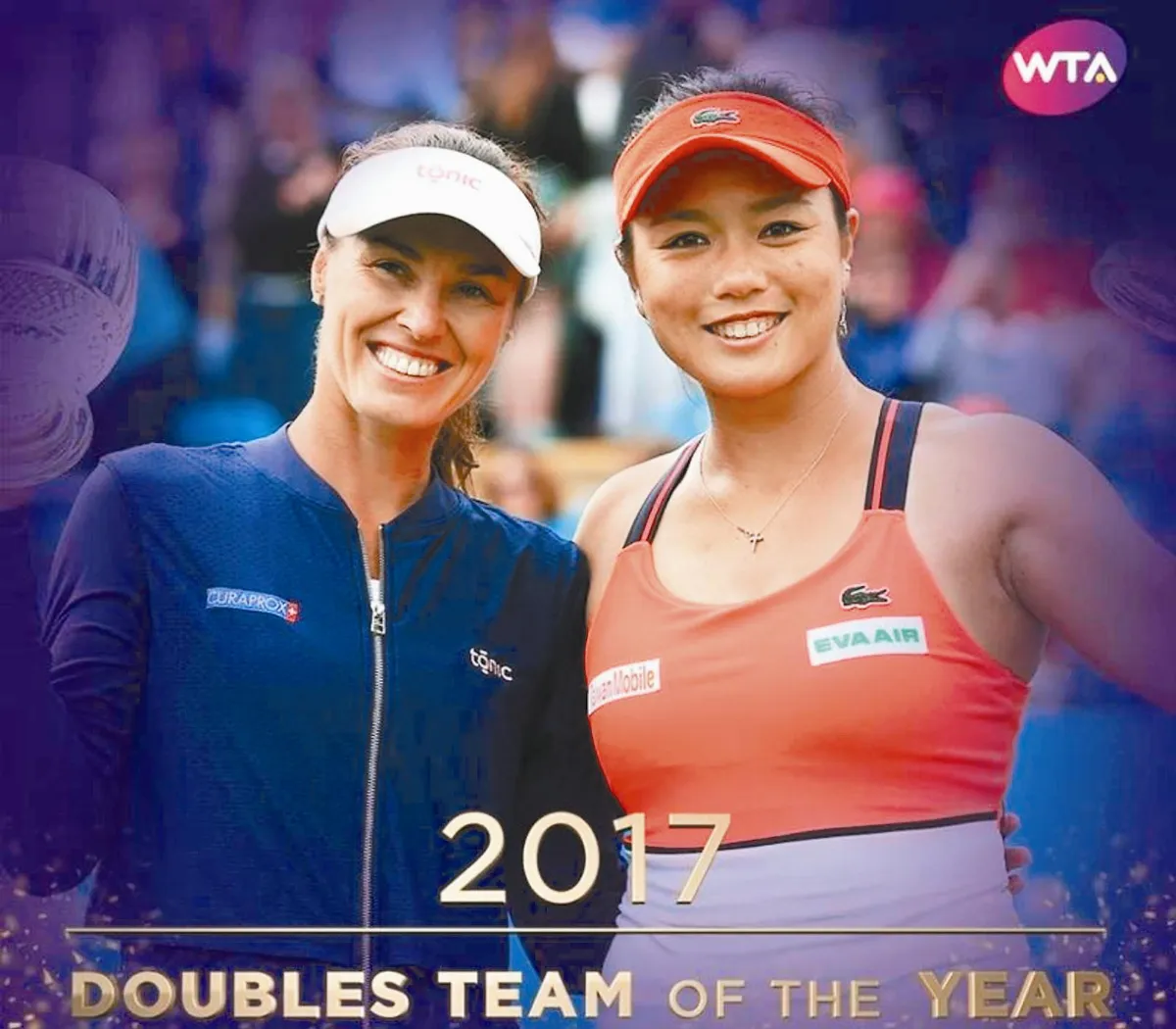 WTA年度最佳雙打詹詠然 台灣第1人