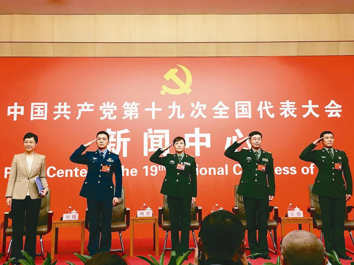 4解放軍受訪 軍事人才為致勝之道