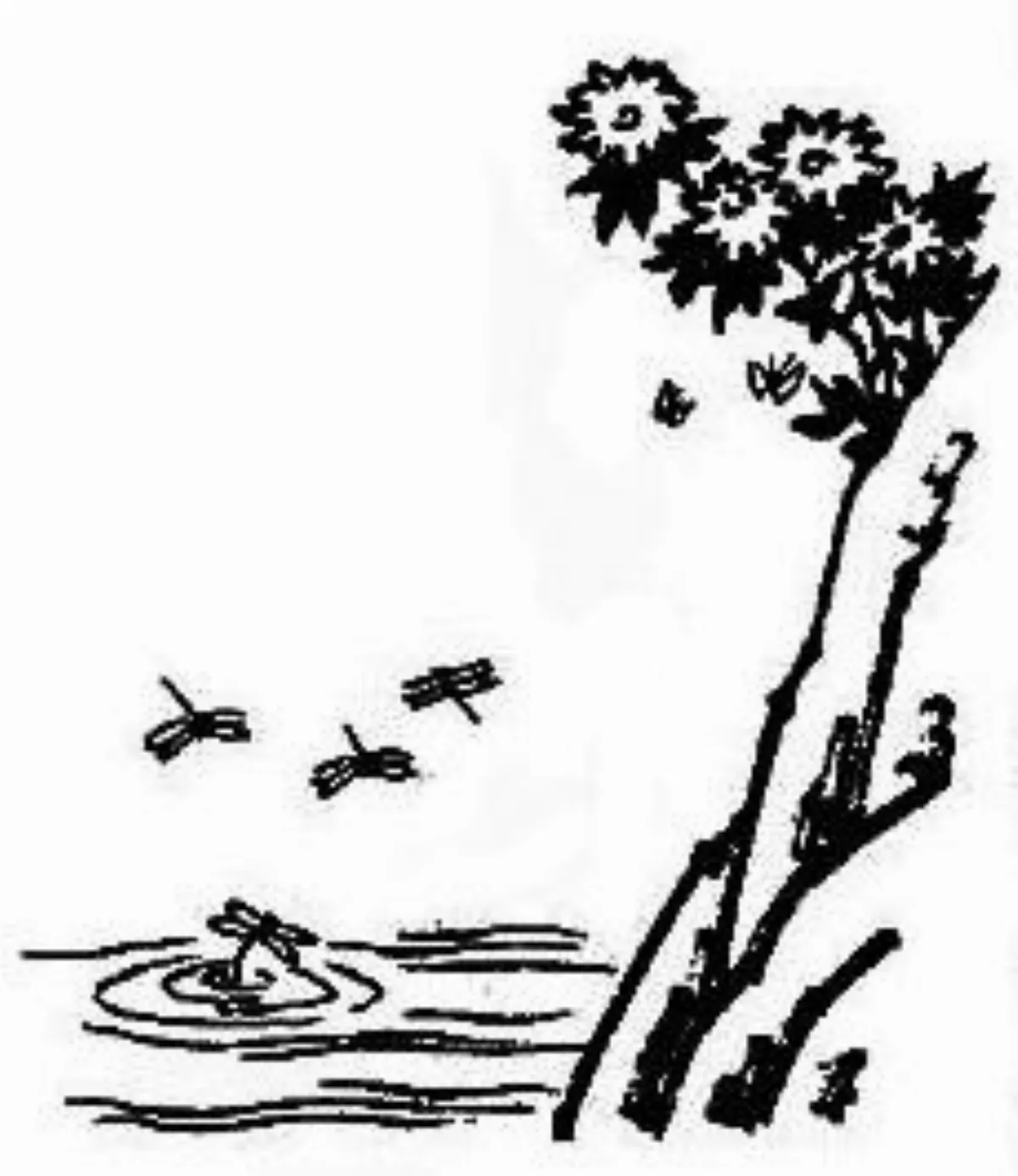 【豐子愷．護生畫集】 穿花蛺蝶深深見