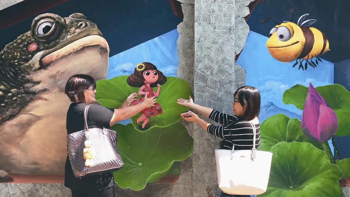 九房里3D彩繪 轉角遇見童話