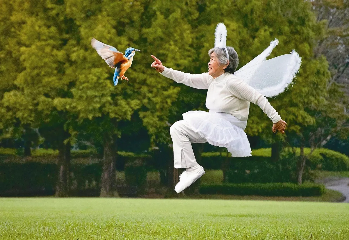 89&thinsp;歲自拍女王 搞怪老頑童