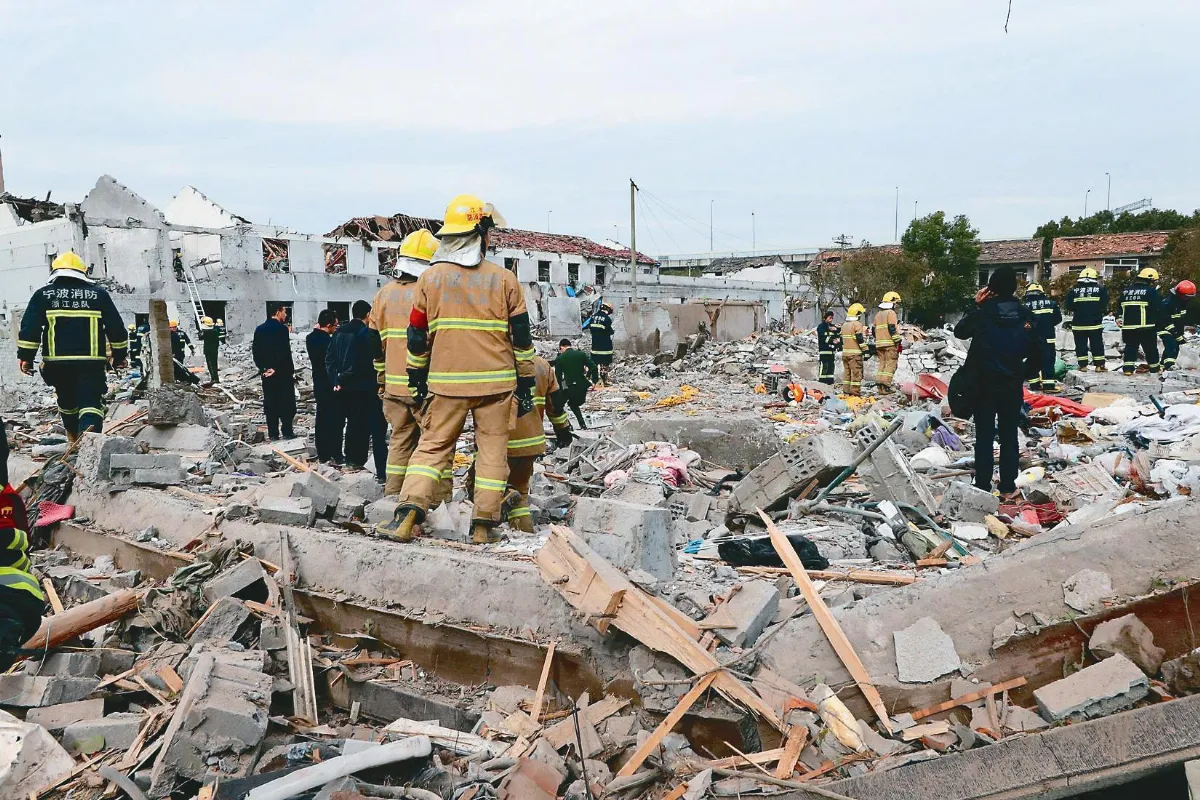 寧波街道大爆炸 2死逾30傷