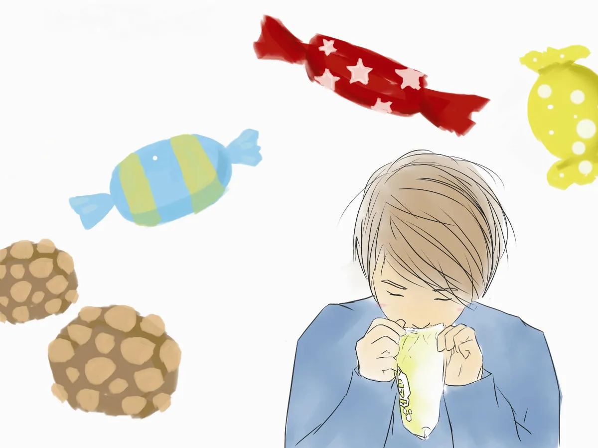 小土豆日記 想吃餅乾？泡湯了啦！