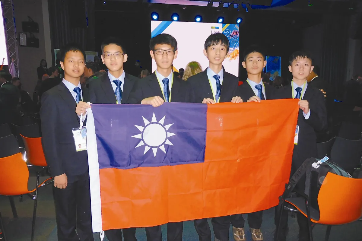 國中科學奧賽 我奪6金第十度稱冠