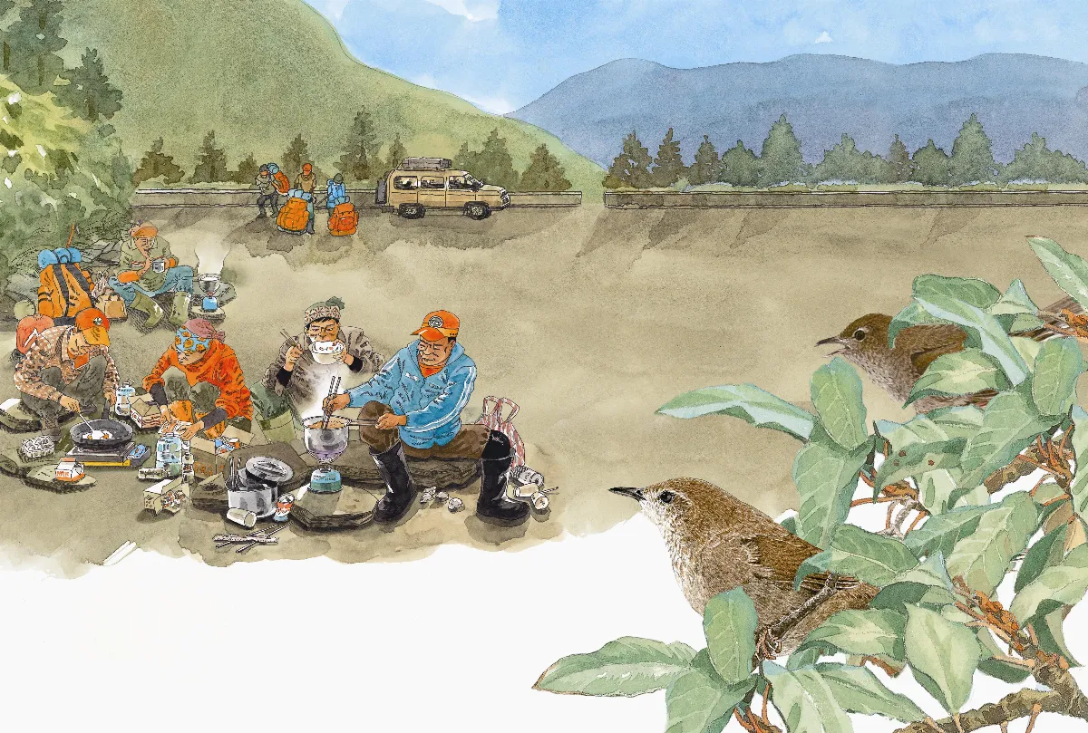 自然繪本 別害高山野鳥成了小惡霸