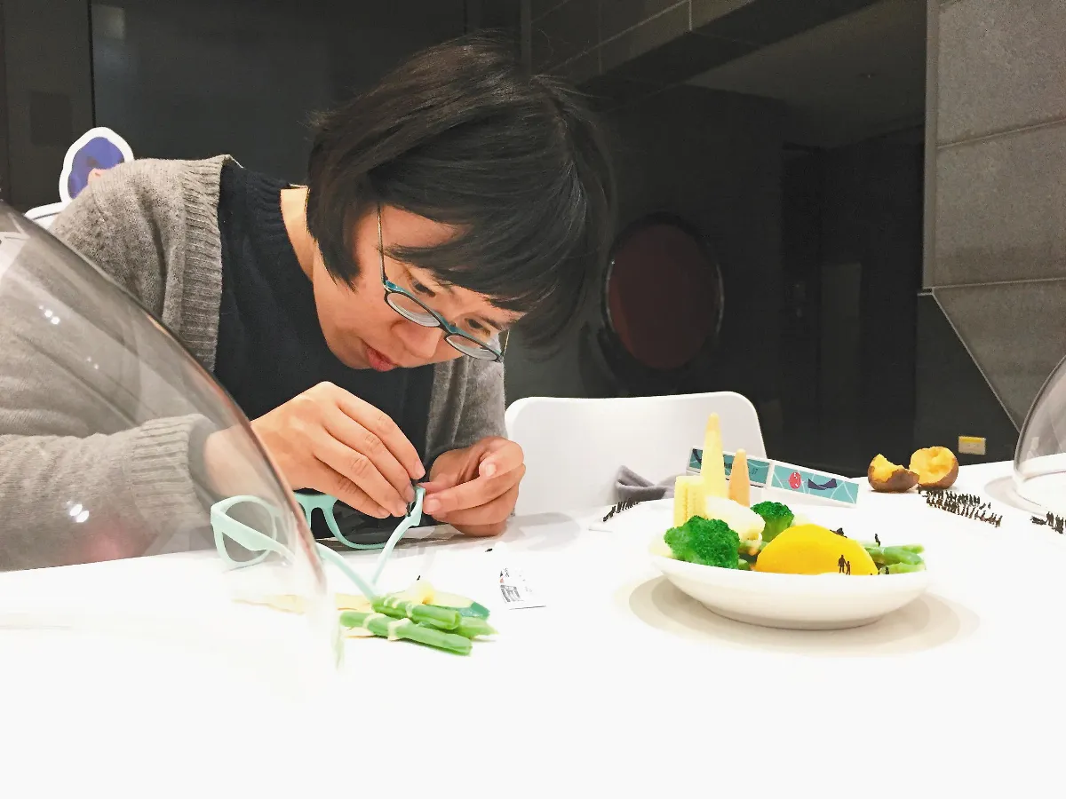 幽默表達生活 迷你食物上桌