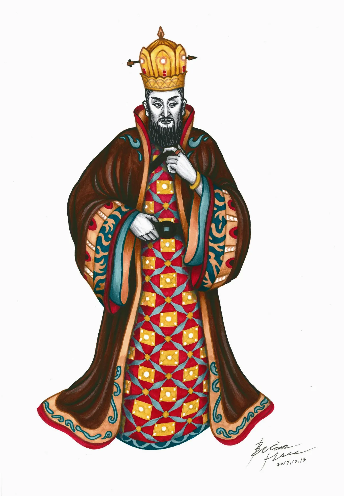 玄奘大師與西域文化  高昌王與玄奘大師的生死之交