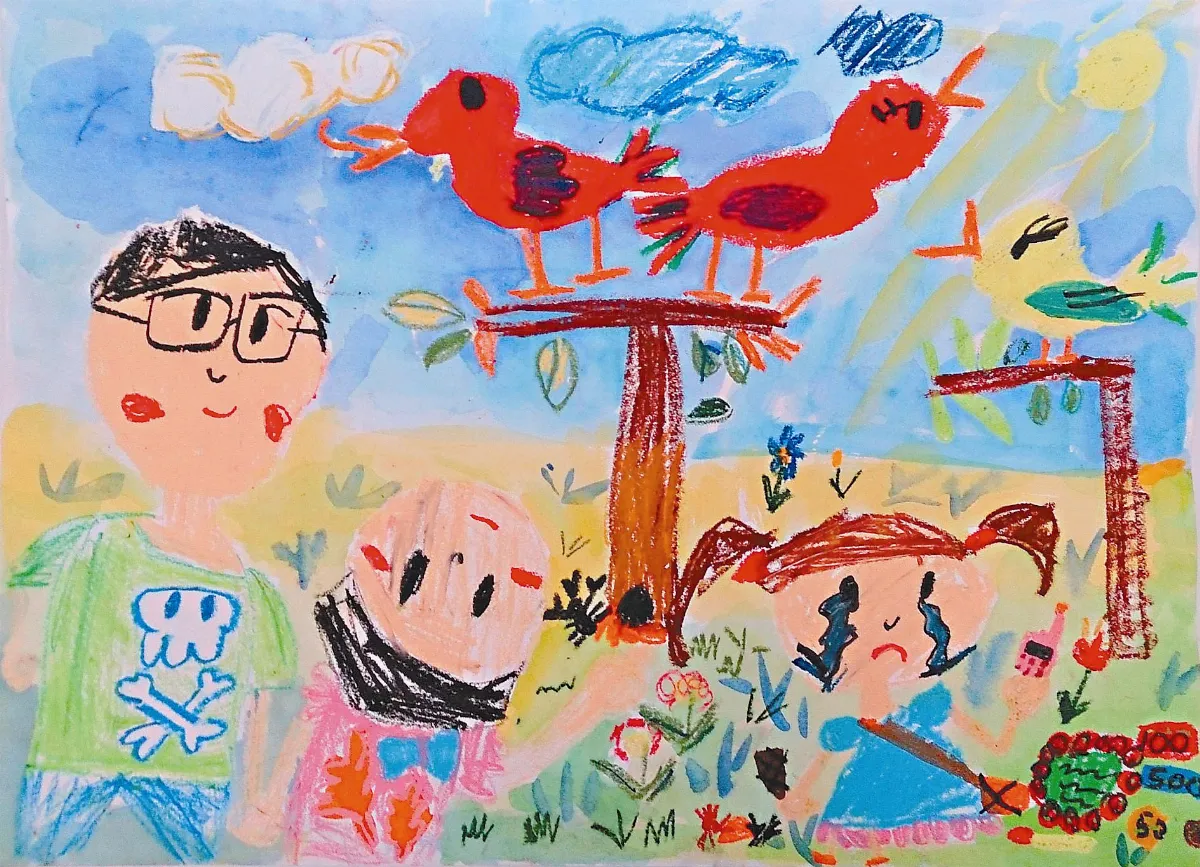 快樂塗鴉簿  賞鳥