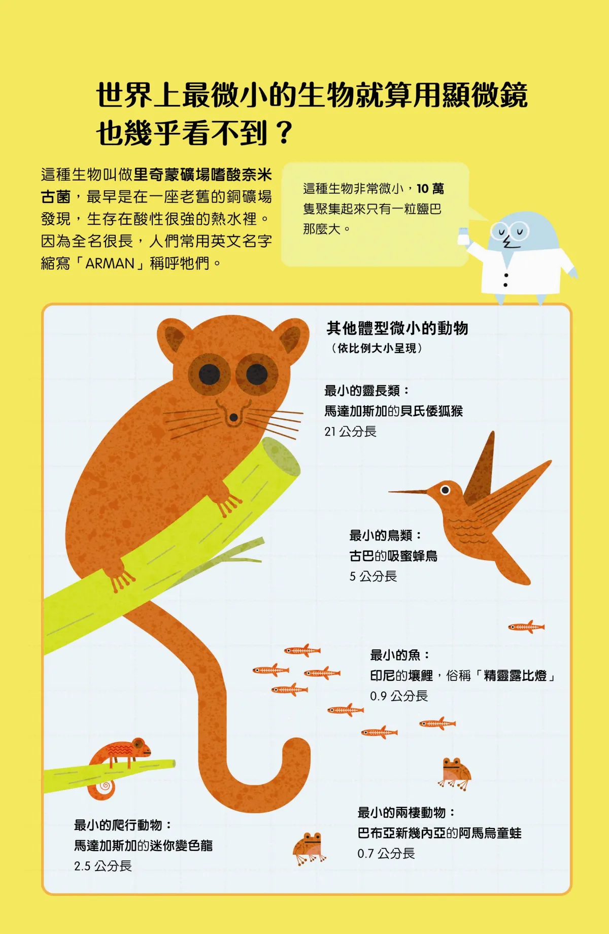 小小科學人  世界上最微小的生物就算用顯微鏡 也幾乎看不到？