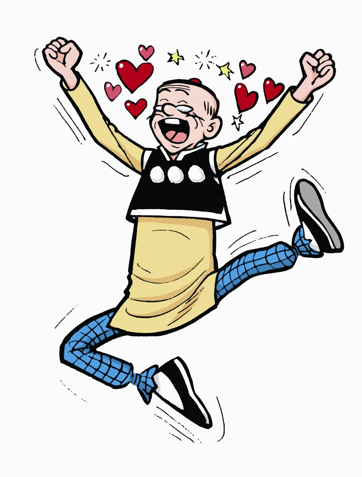 老夫子成語教室 回眸一笑