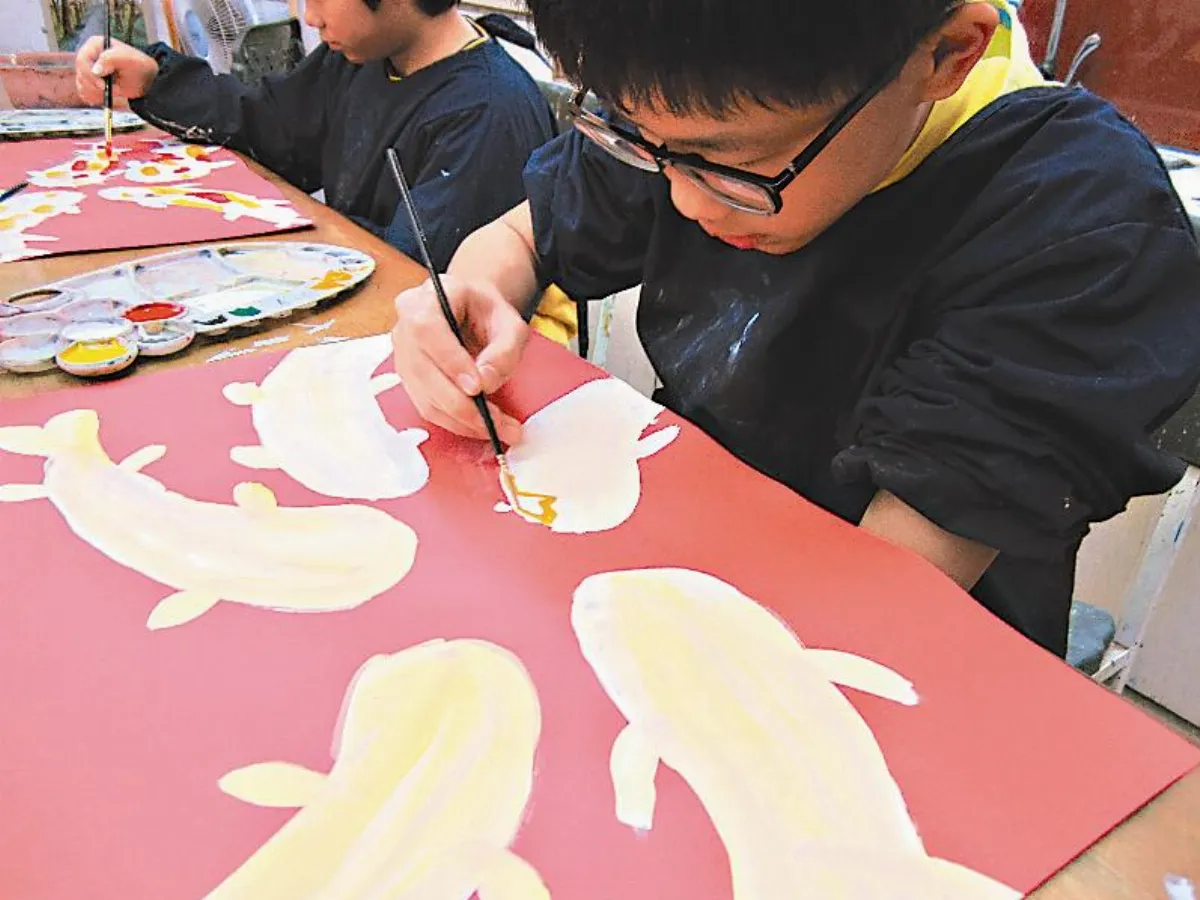 童畫天地 吉祥彩色鯉魚畫法