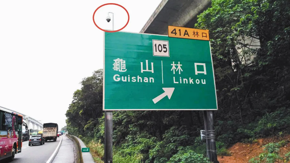 林口交流道高解析錄影 嚴抓插隊