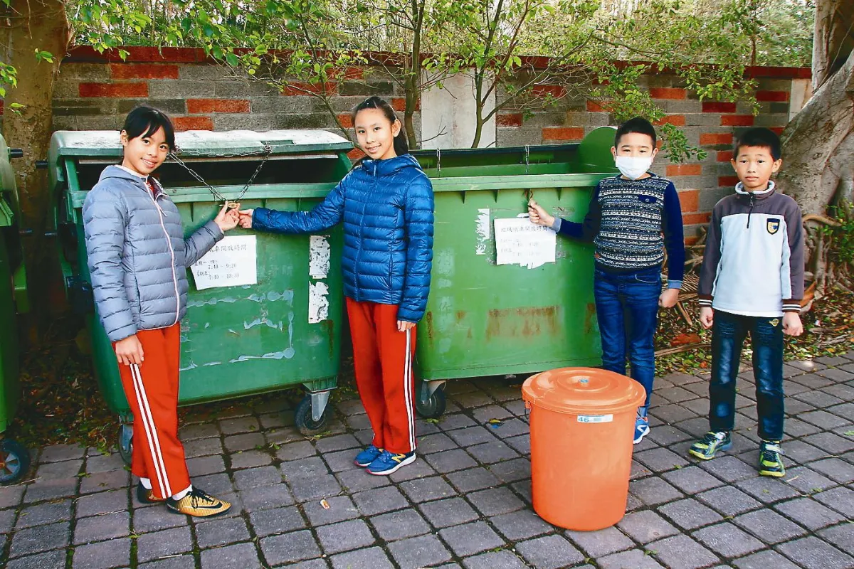 零廢棄 全校垃圾僅1子車