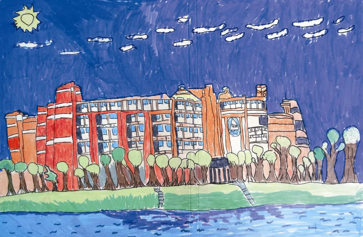 快樂塗鴉 簿 靜謐校園