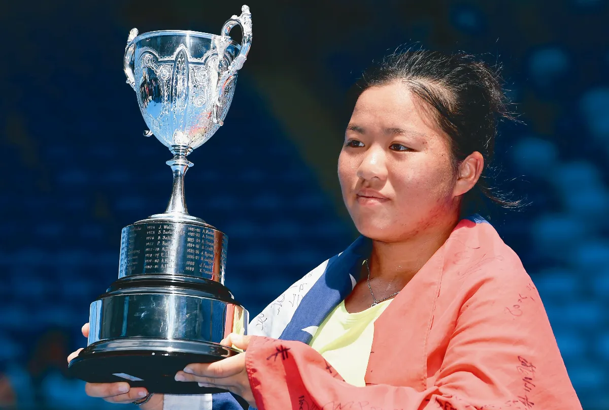 澳網 梁恩碩 青少女單雙打奪冠創紀錄